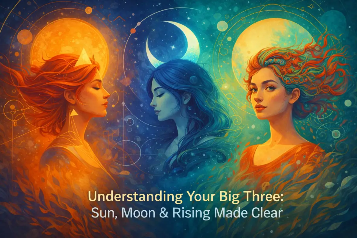 Understanding Your Big Three: Sun, Moon & Rising Made Clear