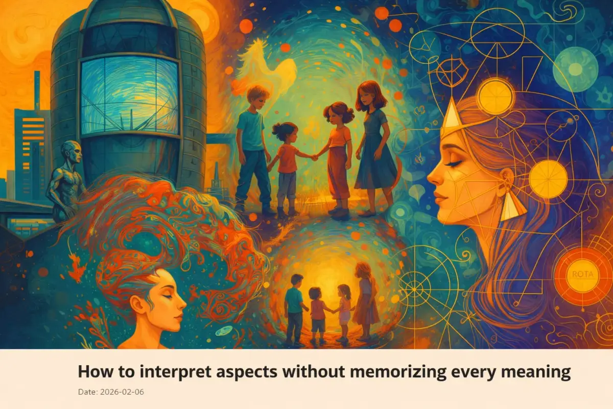 How to interpret aspects without memorizing every meaning