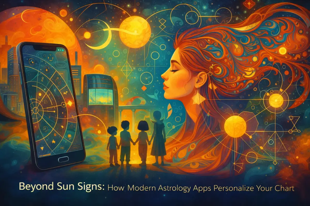 Beyond Sun Signs: How Modern Astrology Apps Personalize Your Chart