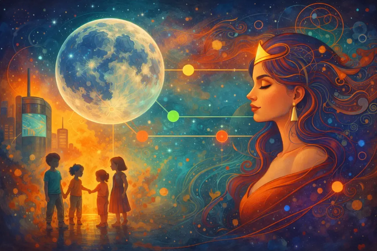 Emotional Regulation Through Moon Aspects: A Practical Guide with Astra Nora
