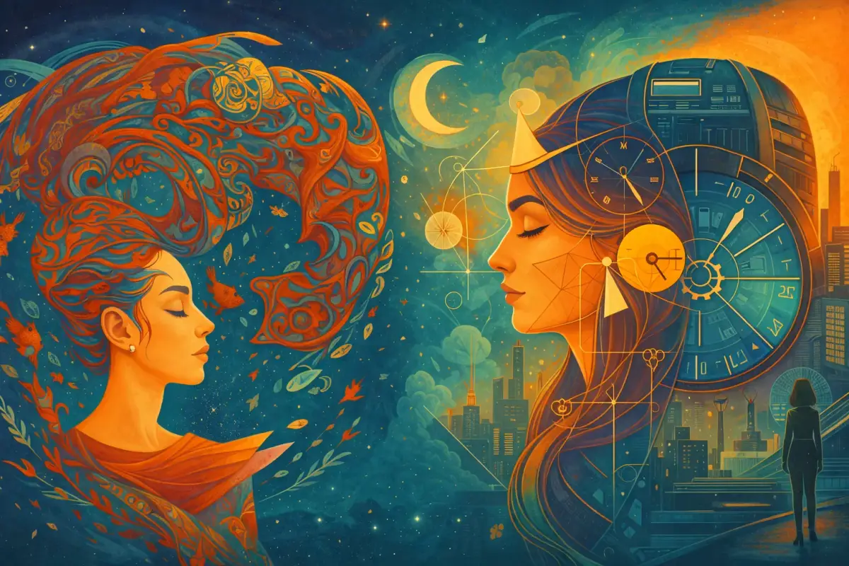 When to Read the Myth and When to Read the Clock: Balancing Symbolic and Literal Astrology