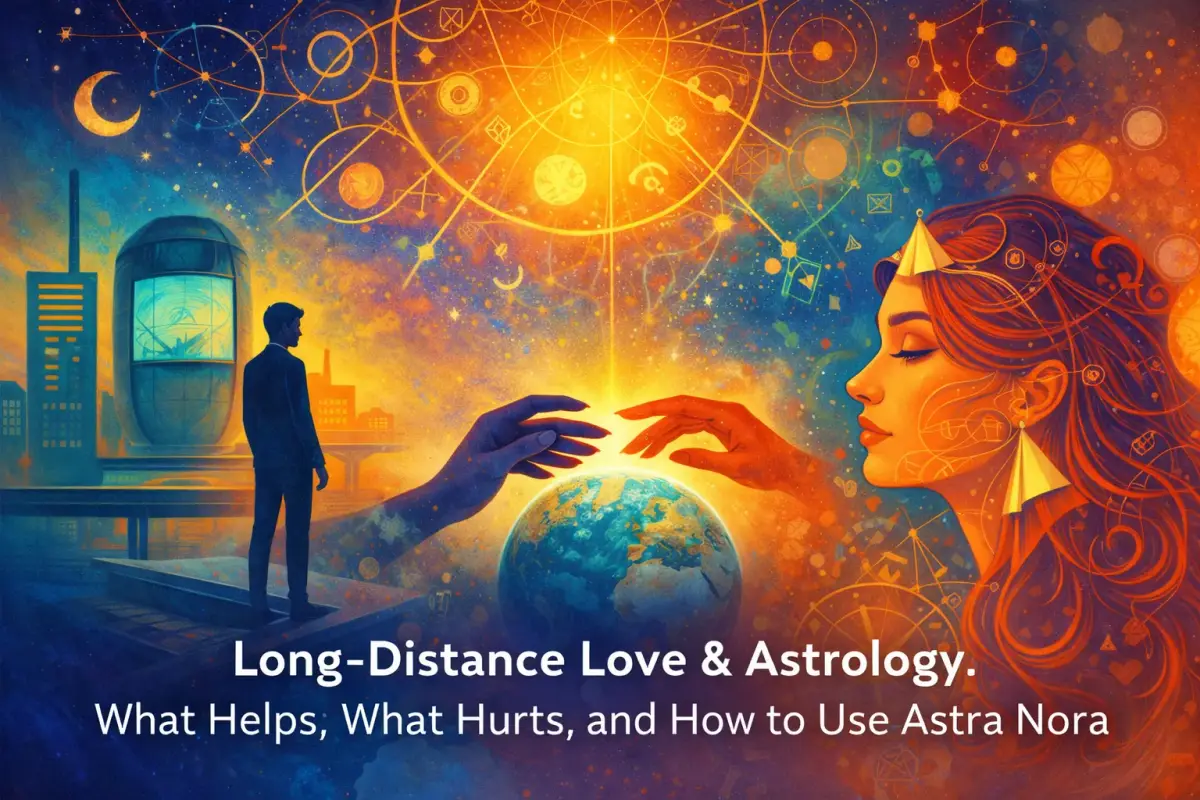 Long‑Distance Love & Astrology: What Helps, What Hurts, and How to Use Astra Nora