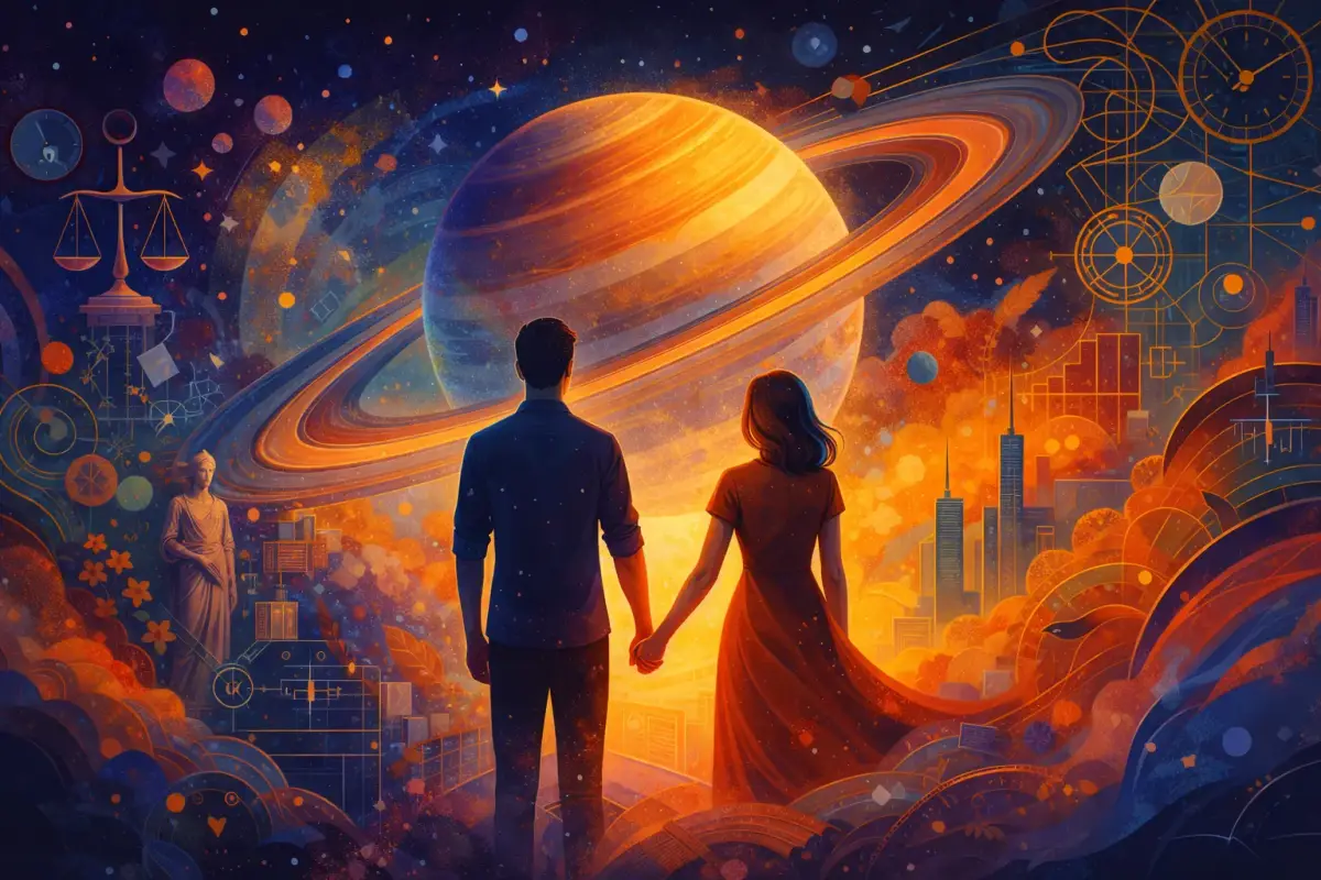 Composite Saturn: How a Relationship Learns Commitment, Pressure, and Responsibility