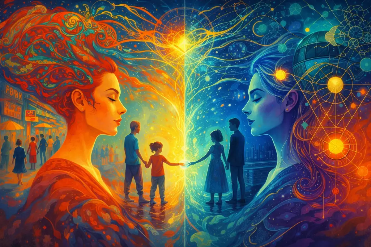 Split definition and relationships: why some connections feel immediately organizing