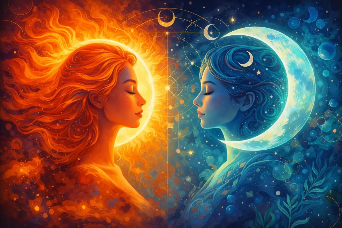 Sun-to-Moon Synastry: Balancing Identity and Need in Relationships