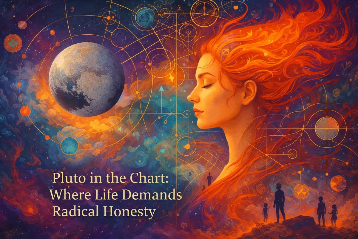 Pluto in the Chart: Where Life Demands Radical Honesty