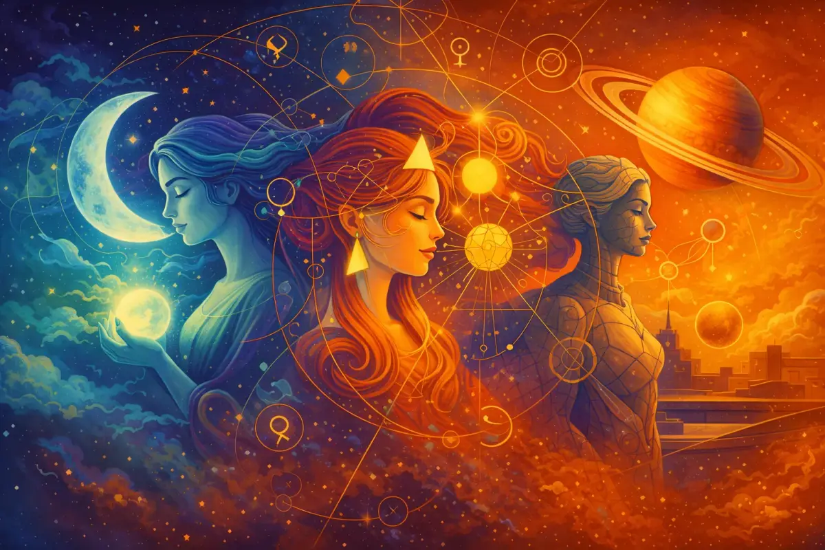 Attachment Needs Through Moon, Venus, and Saturn: A Practical Chart Guide