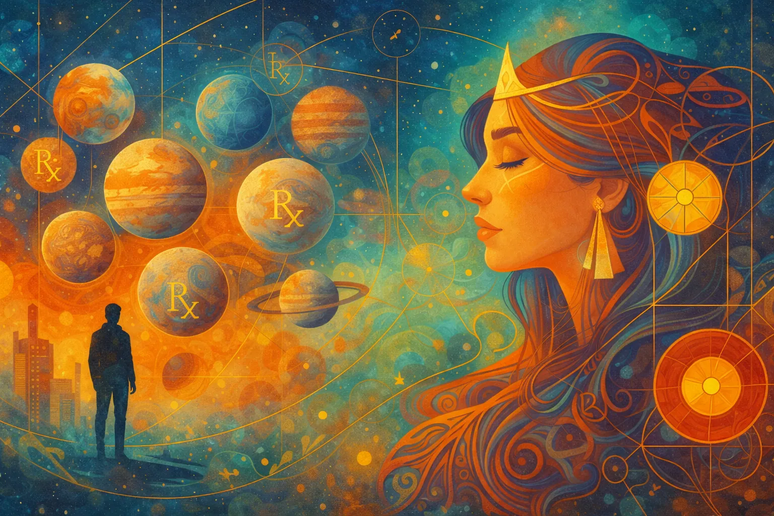 Retrograde Planets in the Natal Chart: What They Do — and What They Don’t