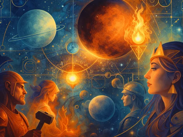January 2026 newsletter illustration: Mid‑month the tone shifts from loud motion to deep transformation as Pluto becomes a central player. Pluto conjunct Vesta on January 17 and